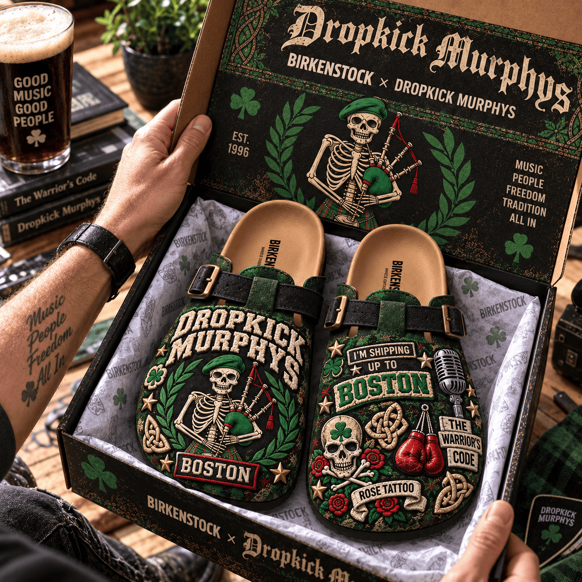 PREMIUM DKMP MINK SUEDE CLOGS TTNL