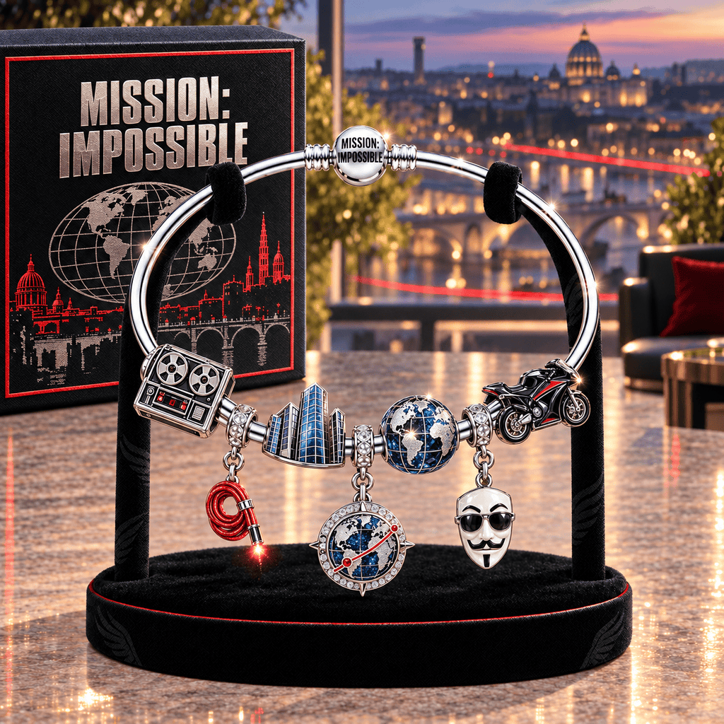 MSIP Silver Charm Bracelet Set TMH