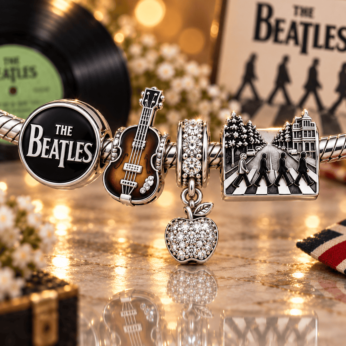 TBE Silver Charm Bracelet Set VTH