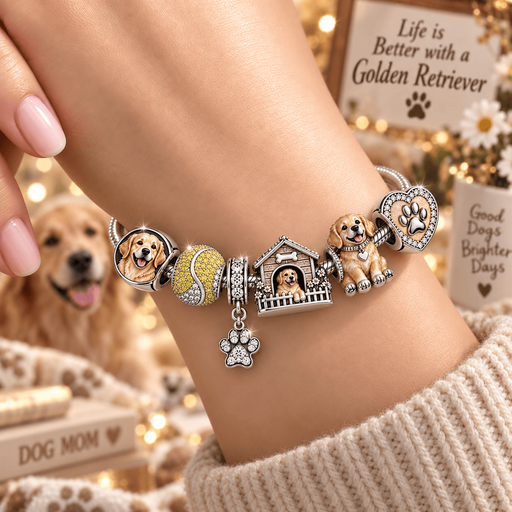 GDRV Silver Charm Bracelet Set VTH