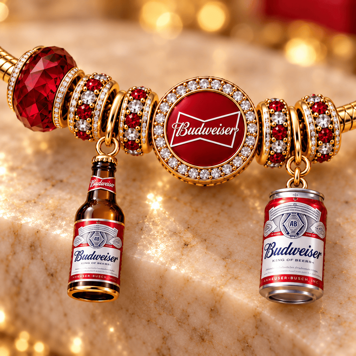 BWS Gold Charm Bracelet Set PNPA