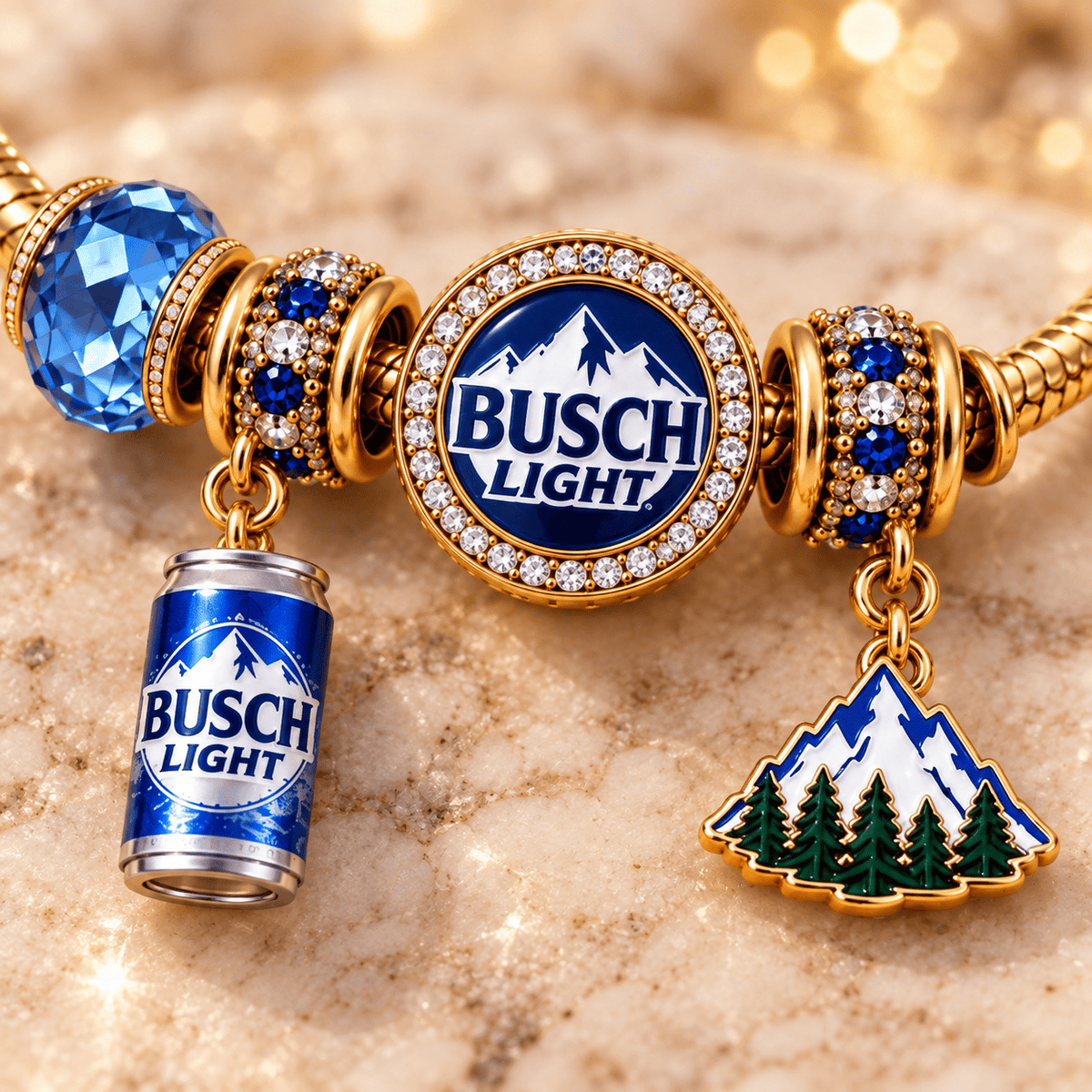 BLT Gold Charm Bracelet Set PNPA
