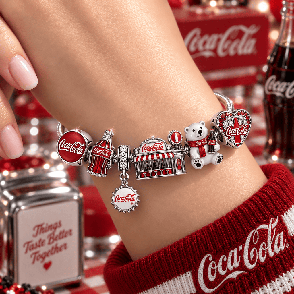 CCCL Silver Charm Bracelet Set VTH