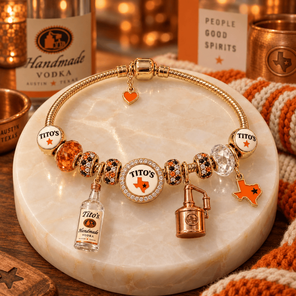 TTVK Gold Charm Bracelet Set PNPA