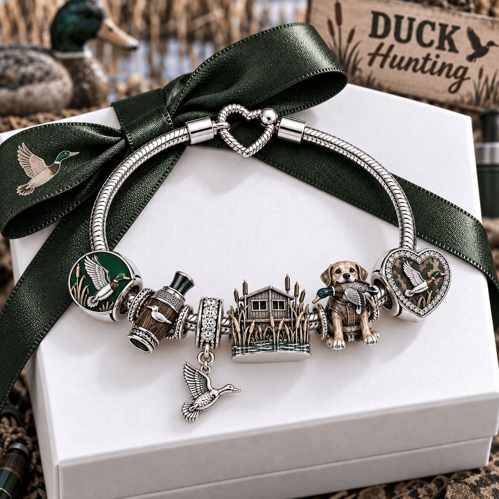 DHT Silver Charm Bracelet Set VTH