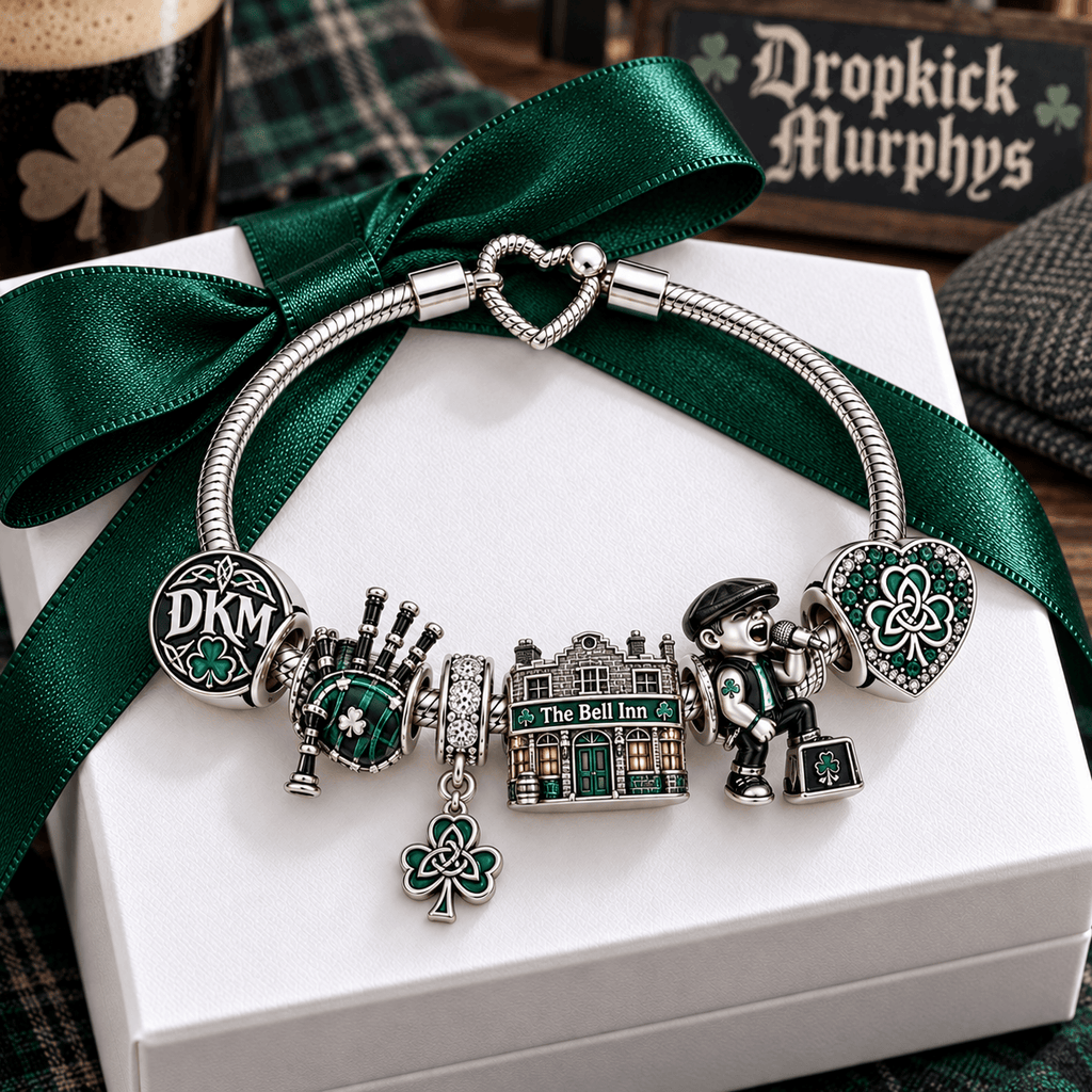 DKMP Silver Charm Bracelet Set VTH