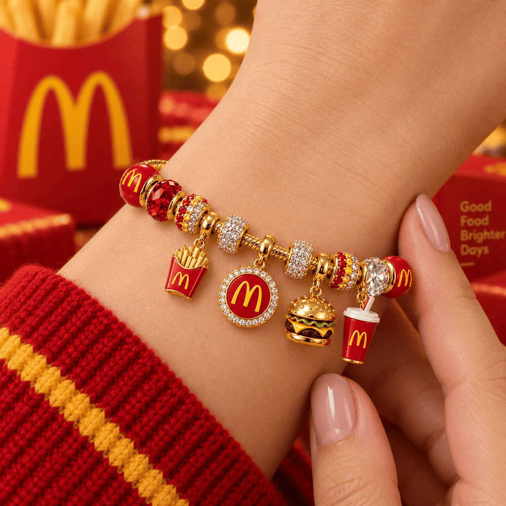 MDN Gold Charm Bracelet Set PNPA