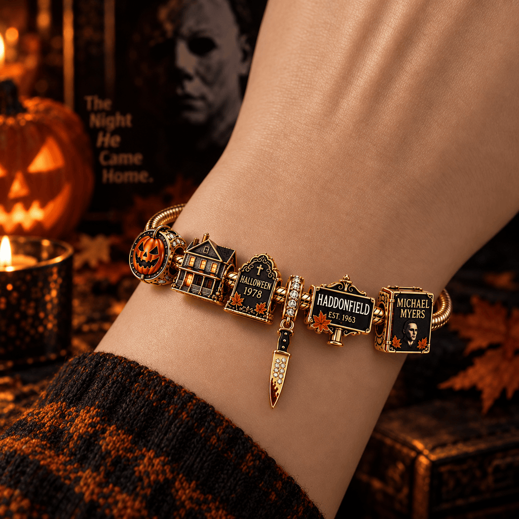 MCM Gold Charm Bracelet Set PTT