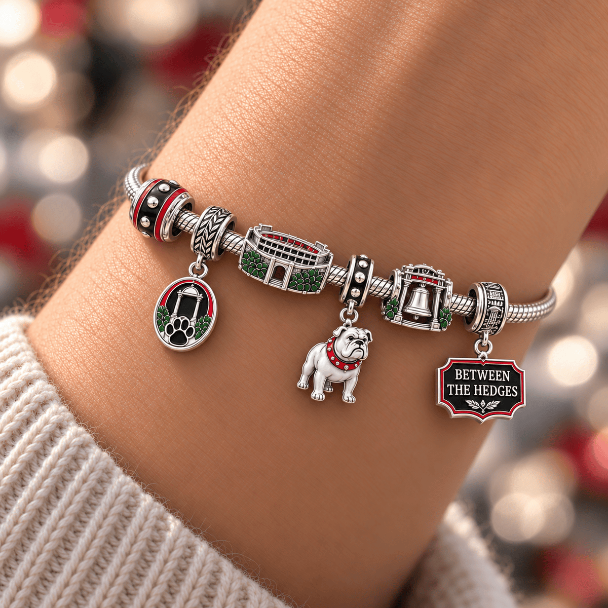 GGBD Silver Charm Bracelet Set HQH