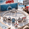 JAWS Silver Charm Bracelet Set PTT