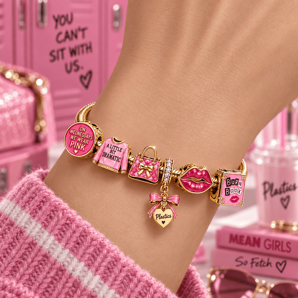 MGL Gold Charm Bracelet Set PTT