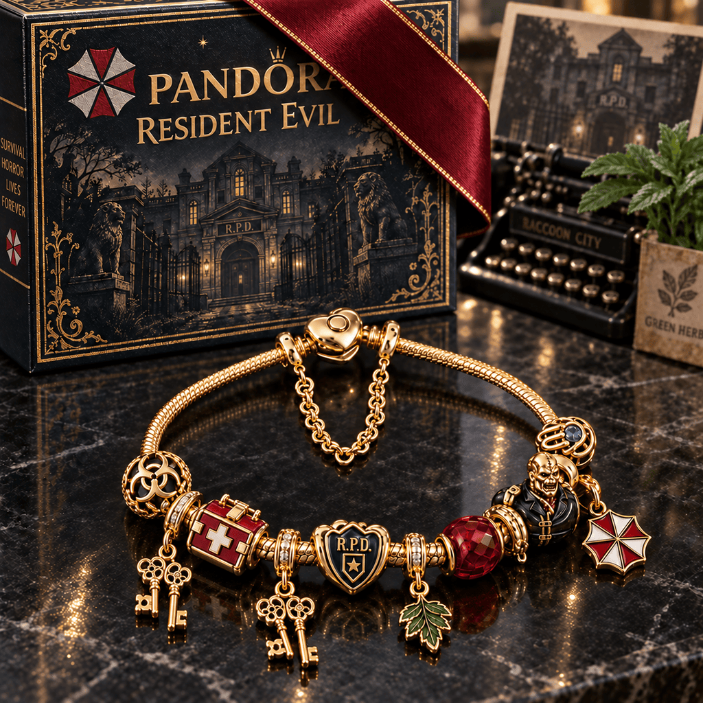 RSE Gold Charm Bracelet Set PTKL