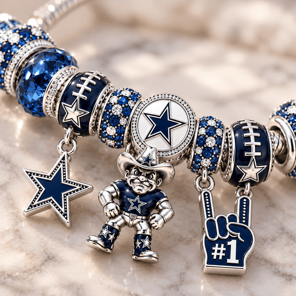 DLCB Silver Charm Bracelet Set NTTB