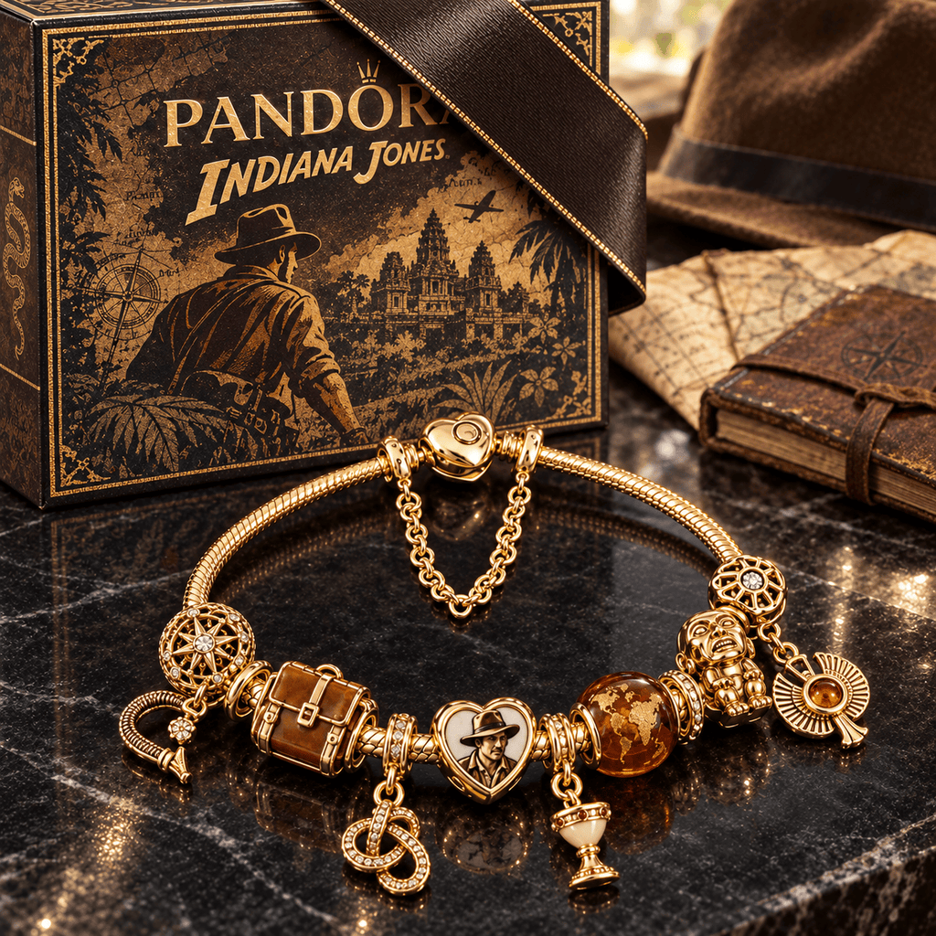 IDJ Gold Charm Bracelet Set PTKL