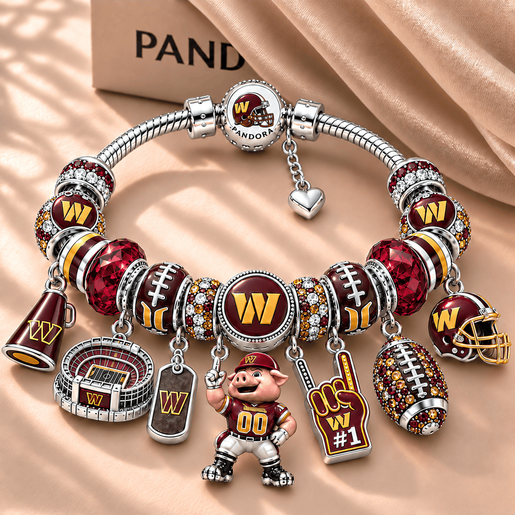 WCD Silver Charm Bracelet Set NTTB