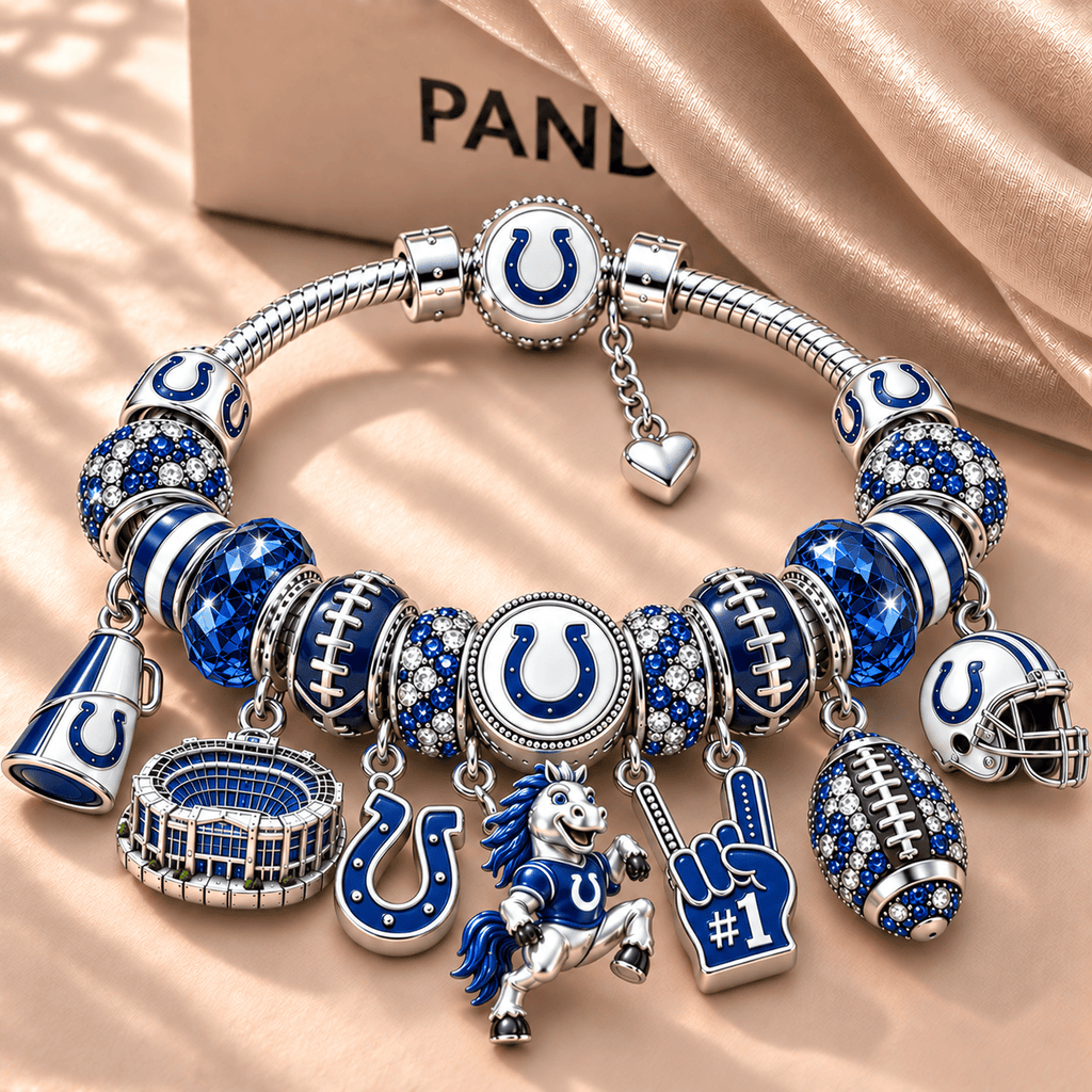 IDC Silver Charm Bracelet Set NTTB