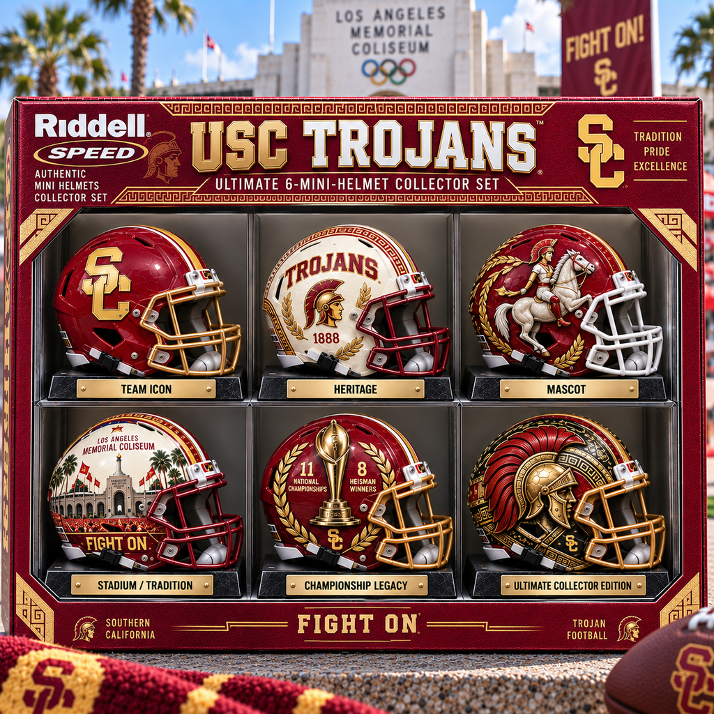 Premium USC Mini Helmet Collection NTNA