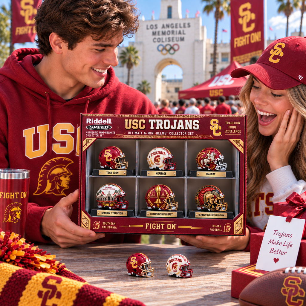 Premium USC Mini Helmet Collection NTNA