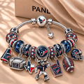HTX Silver Charm Bracelet Set NTTB