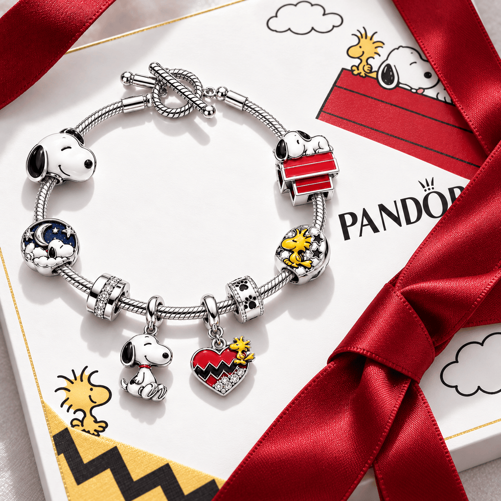 SPNY Silver Charm Bracelet Set NTTB