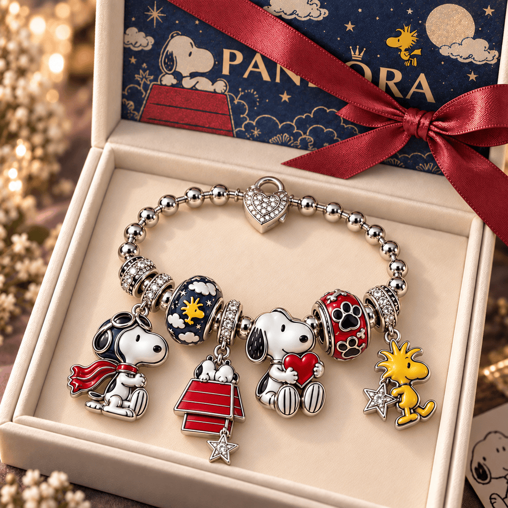 SPNY Silver Charm Bracelet Set NTTB