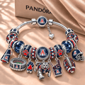 AWC Silver Charm Bracelet Set NTTB