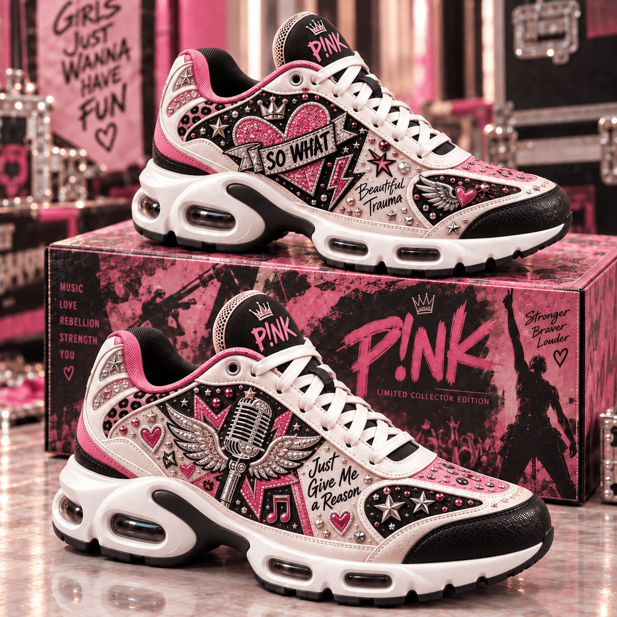 Premium PNK Air Max Shoes TTMH