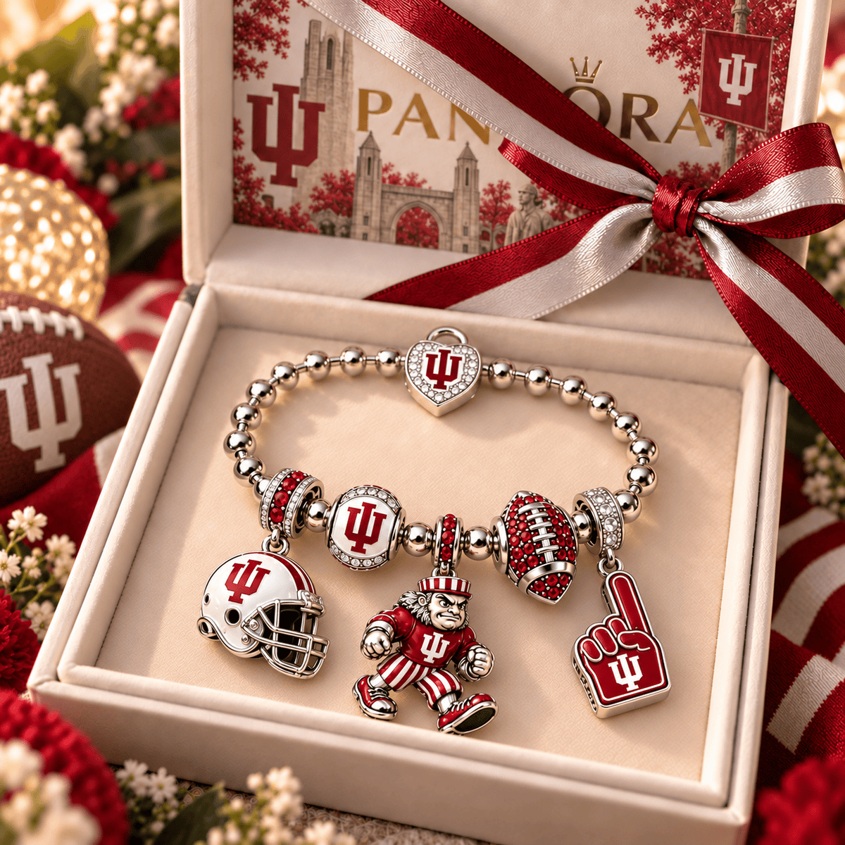 IDH Silver Charm Bracelet Set NTTB