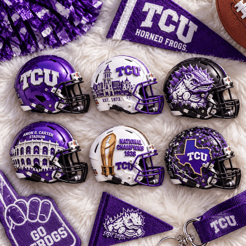 Premium TCU Mini Helmet Collection NTNA