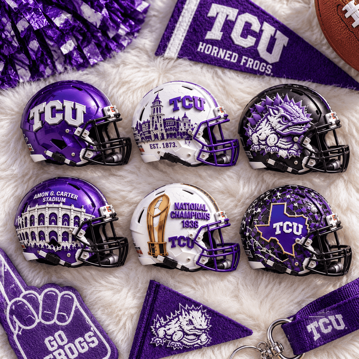 Premium TCU Mini Helmet Collection NTNA