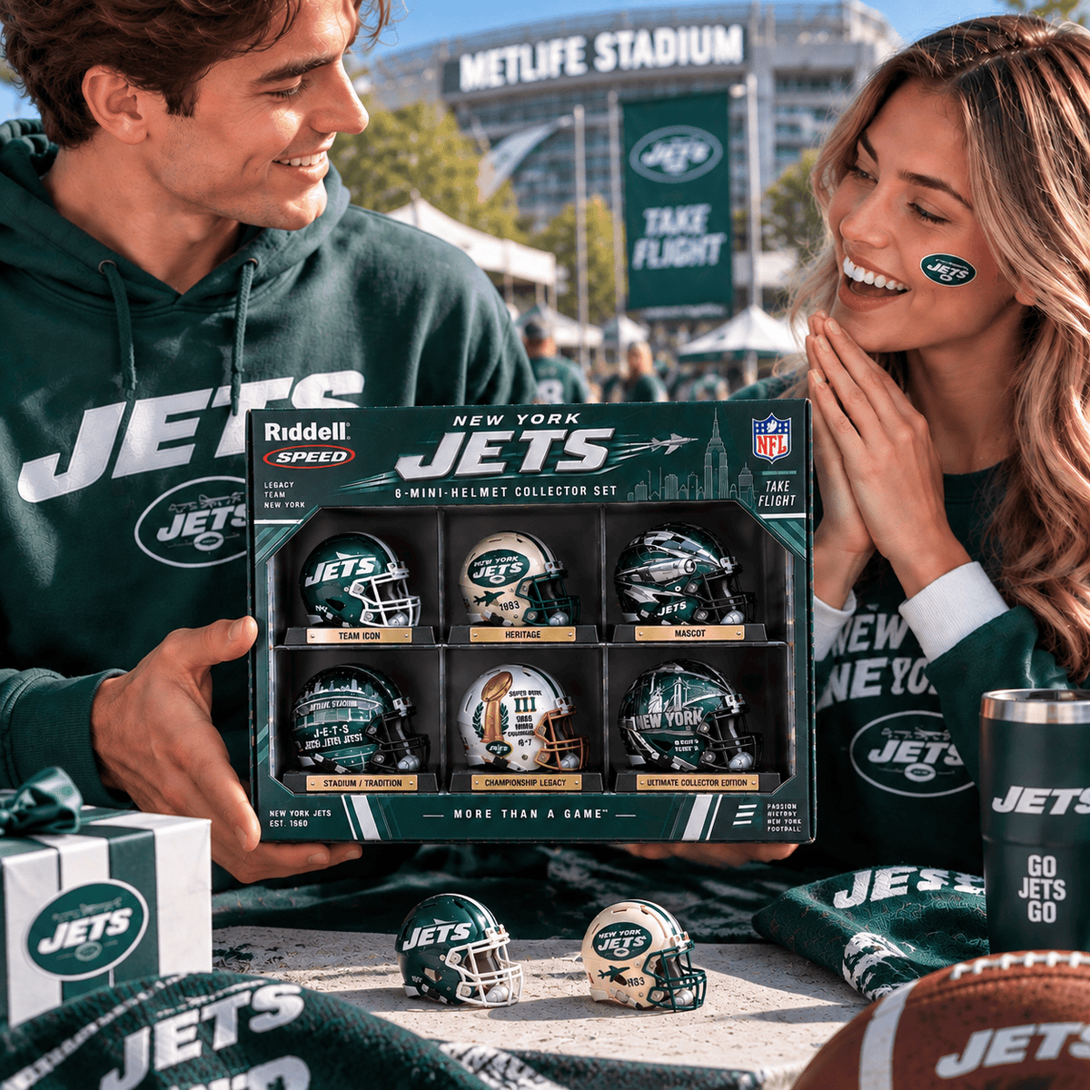 Premium NYJ Mini Helmet Collection NTNA