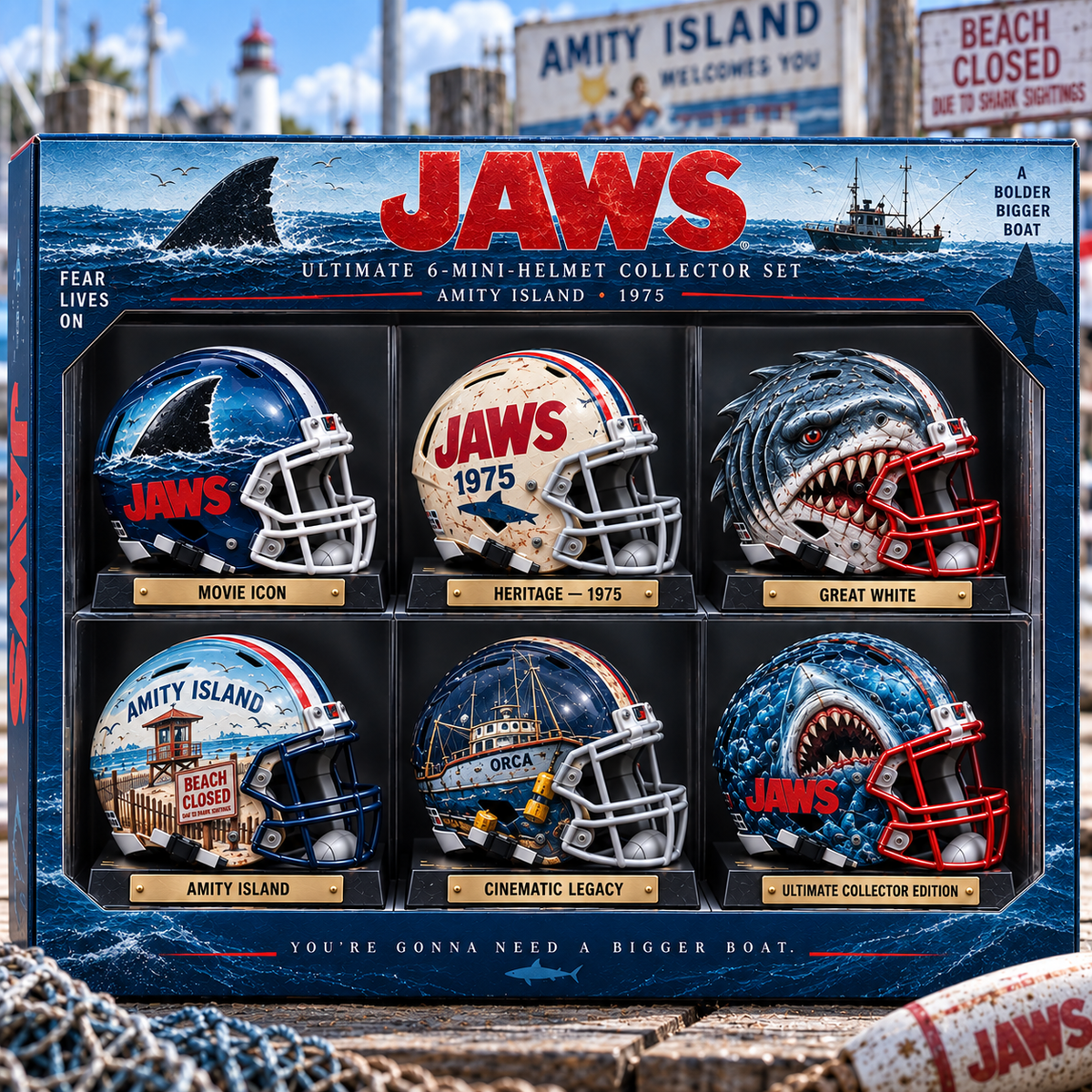 Premium JAWS Mini Helmet Collection NTNA