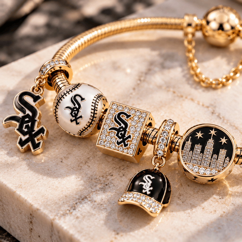 CWS Gold Charm Bracelet Set TTN