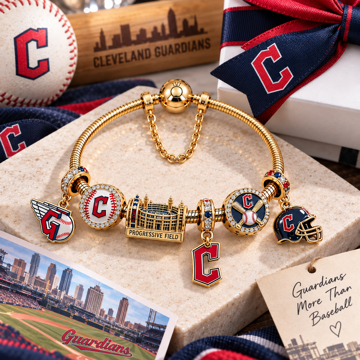 CLG Gold Charm Bracelet Set TTN