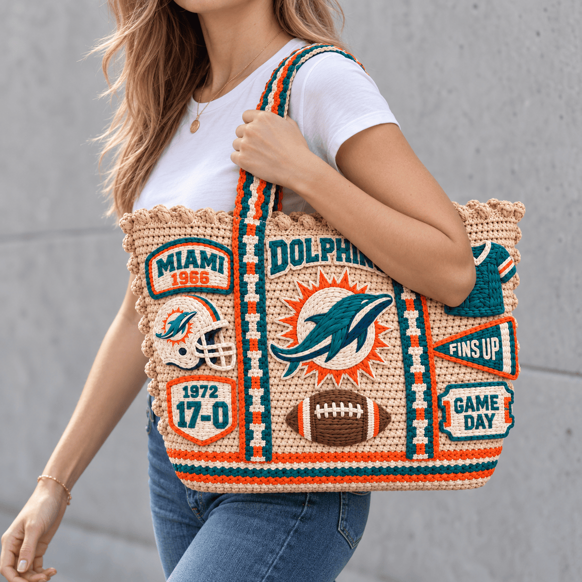 MDP Straw-Style Embellished Tote Bag NTKO
