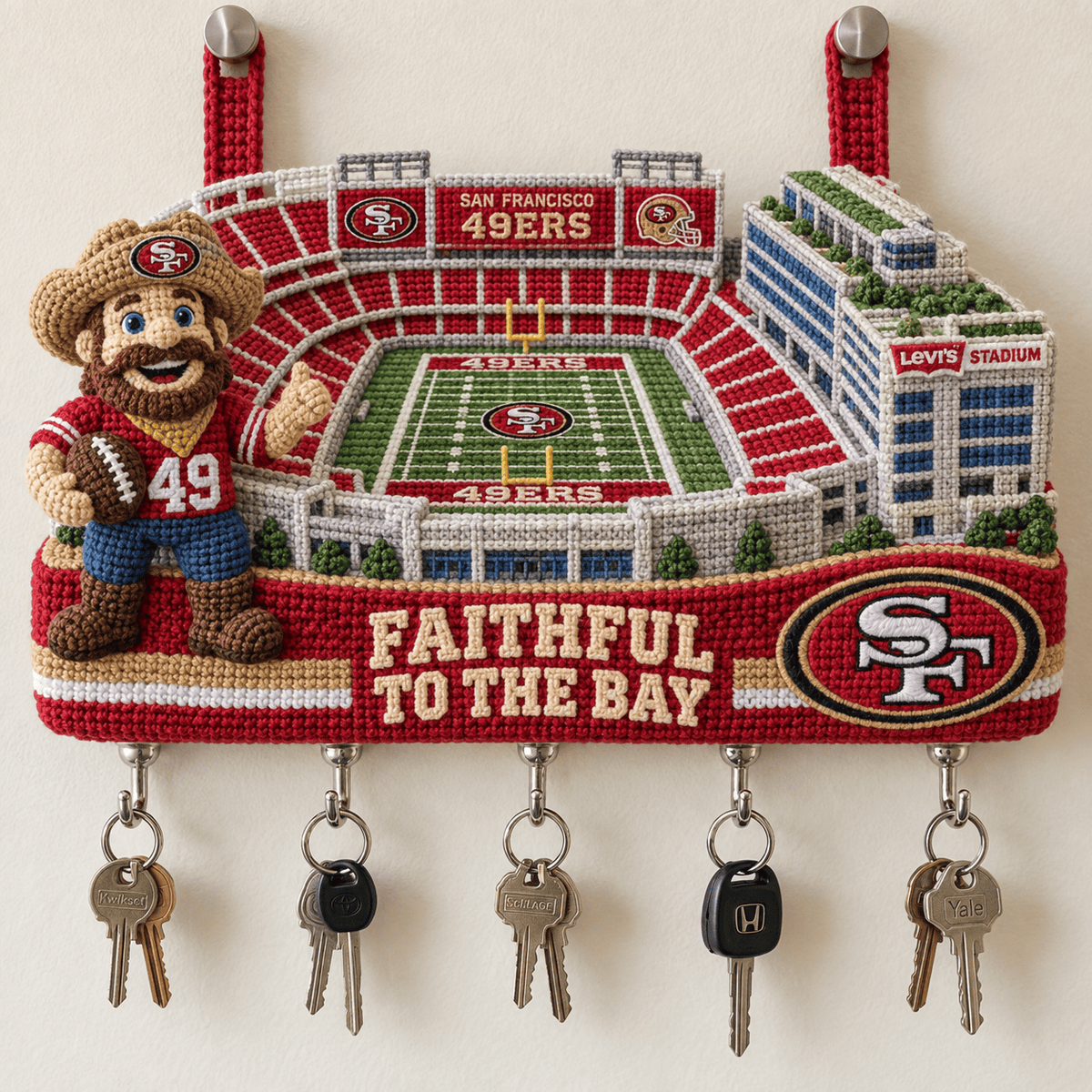 SF49 WALL-MOUNTED KEY HOLDER TTTT