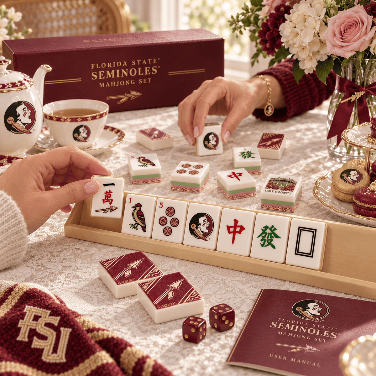 Premium FSS Mahjong Tiles Set TNSM