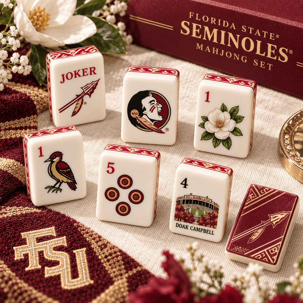 Premium FSS Mahjong Tiles Set TNSM