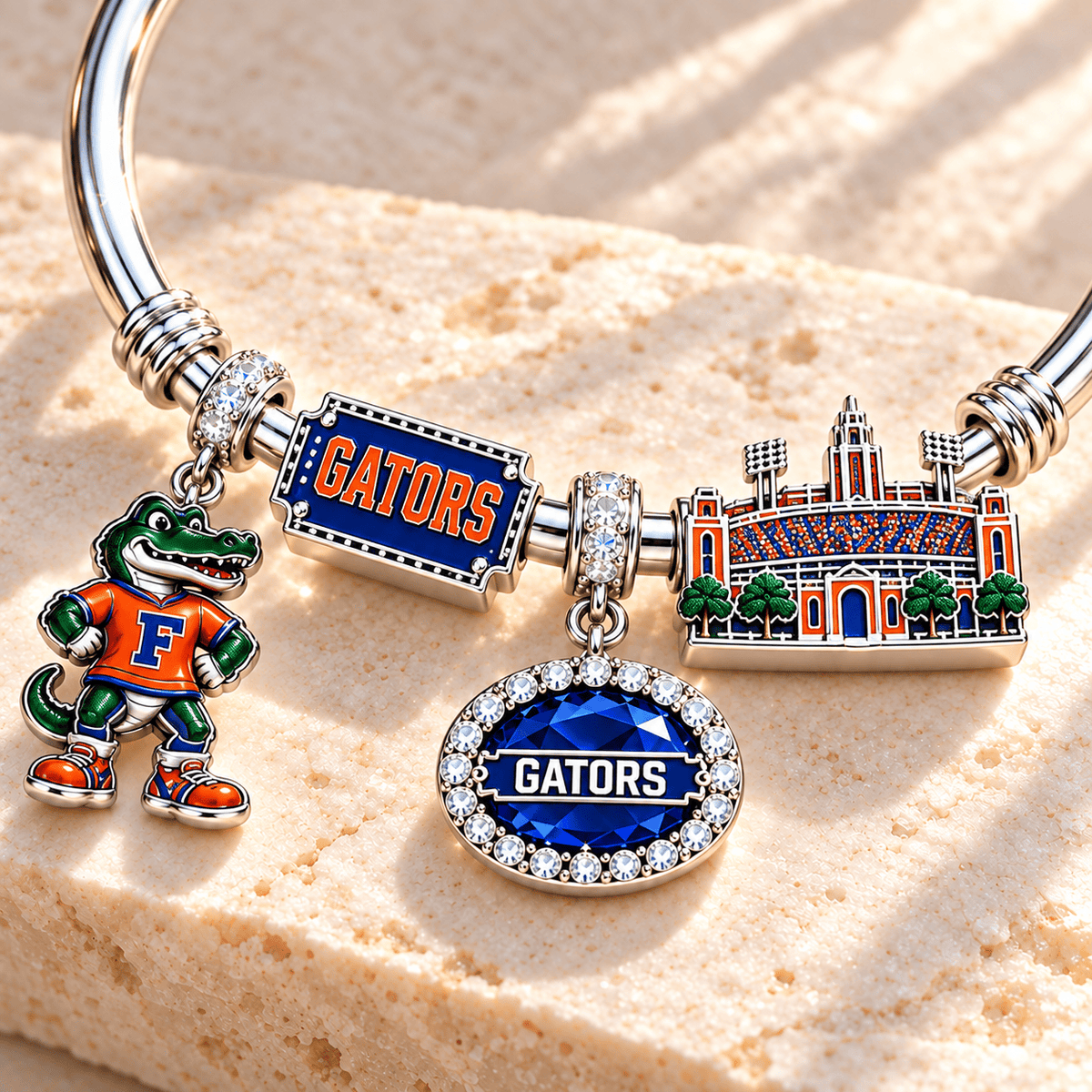 FGT Silver Charm Bracelet Set TMH
