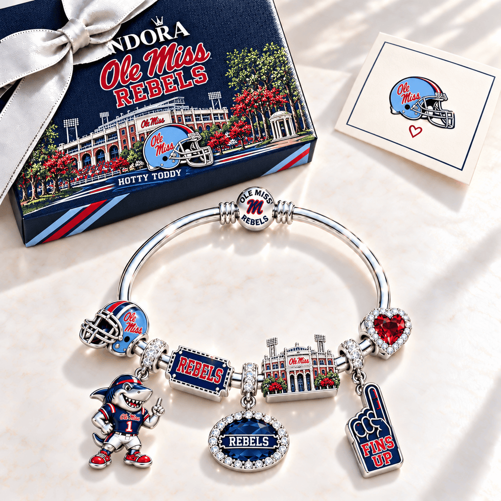 OMR Silver Charm Bracelet Set TMH