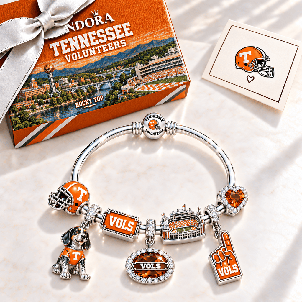 TVF Silver Charm Bracelet Set TMH